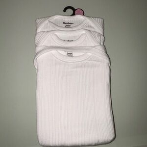 Gerber Classic White Baby Onesies